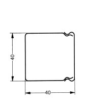 OBO BES 4040 rws Kanál BES pro ukládání vedení 40x40x2000 čistě bílá Ocel St