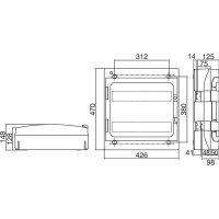 IP65 36 GRI 06526.S rozváděčová skříň IP 65 vč svorkovnic IBOCO 06526.S