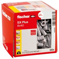 Rozpěrná hmoždinka fischer SX Plus 8x40 FISCHER 568008