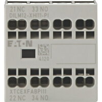 DILM12-XHI11-PI Pomocné kontakty pro stykače DILM7..15 PI 1Z 1V Push-in svorky