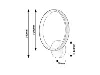 GRETE LED 15W IP20 černá 3000K 1150lm RABALUX 71095