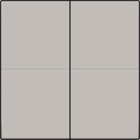 HUE 2x 1/2 Kolébka-CHAMPAGNE COATED NIKO 157-00060