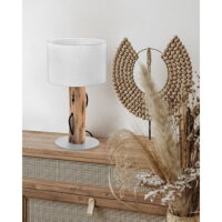 NORIN Stolní lampa, přírodní barva dřeva