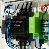 Ethernetový přepínač na DIN lištu Shelly LAN Switch 5xRJ45, 110-230V.