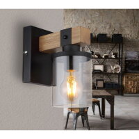 Nástěnné svítidlo LILA černá 1x E27 60W 230V GLOBO 15555W