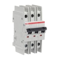 ABB SU203M-K0,5 jistič char. K 10kA 0,5A 3P  dle UL489 a CSA 22.2 No. 5
