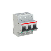 S803S-UCB16 jistič char. B 3P 16A 750V DC Icu 50kA ABB 2CCS863001R1165