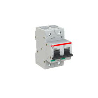 S802S-D40 jistič 2p char. D 40A s klecovou svorkou Icu 50kA ABB 2CCS862001R0401