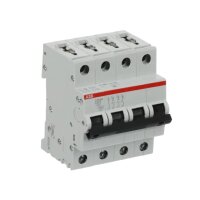 S204M-C63 4 fázový jistič 63 A char. C 10kA ABB 2CDS274001R0634