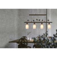 Závěsné svítidlo VENEZIA rez 4x28W E14 IP20 GLOBO 30800423X
