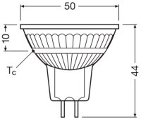 Světelný zdroj LED MR16 DIM S 2.2W 927 GU5.3 LEDVANCE 4099854455957