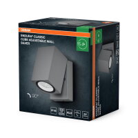 Endura Classic Cube ADJ Wall Adjustable Wall Silver LEDVANCE 4099854446252