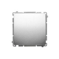 Ovládač zapínací ZVONEK, řazení 1/0, 10AX, 250V~, Satén KONTAKT SIMON BMD1.01/29