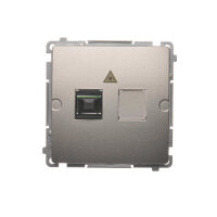 Světlovodná/optická zásuvka samostatná SC/APC Satén KONTAKT SIMON BMGS1.01/29