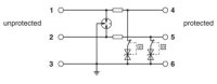 Svodič přepětí TTC-6P-2X1-48DC-UT-I PHOENIX CONTACT 2908203