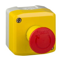 Schneider XALK178 Ovládač nouzového zastavení s aretací ve skříni
