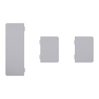 Klapka 3-násobná pro KNX tl. panel Dyn.Labeling, Stainless Steel MTN6193-6036