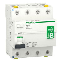 Proudový chránič iID 4P 63A 30mA typ B-EV 400V SCHNEIDER A9Z51463