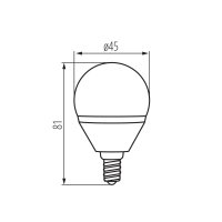 LED světelný zdroj BILO 6,5W T SMDE14-NW 23423 Kanlux