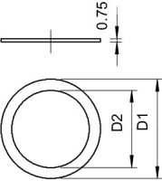 OBO 107 D PG13.5 GTP Přítlačný kroužek PG13,5 Ocel galv. zinek