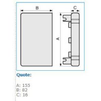 LAN 150x80 W 02264 LAN 150X80 W TERMINALE IBOCO B02264