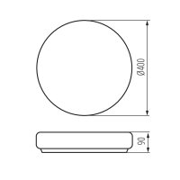 Přisazené svítidlo PERAZ 40DL-15O NS KANLUX 08814