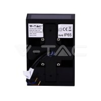 4W LED Wall Light Black 3000K, VT-844 B