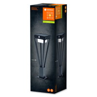Venkovní svítidlo LEDVANCE ENDURA STYLE SOLAR BOUQUET 50cm Post sensor black
