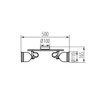 Přisazené svítidlo DERATO EL-2I W-SR KANLUX 35643