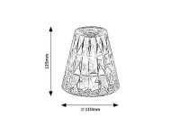 SIGGY čirá LED 2W IP20 RABALUX 76004