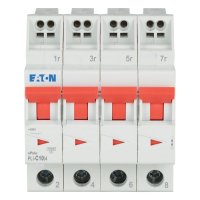 PLI-C10/4 Jistič PLI (bezšroubové svorky nahoře) char C 4-pólový 10kA 10A 101361