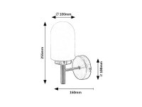 ZENKAI E14 1x 10W IP44 bronzová RABALUX 71060