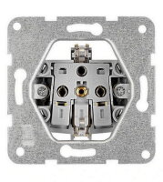 SCHUKO s bezpečnostní clonkou a klapkou, bílá SCHRACK EV101205--