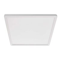 LED přisazené svítidlo FLORI čtvercové, bílé, 18W, neutrální bílá EMOS ZM1402