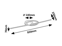 TWISTERRA LED 24W IP20