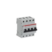 S204-C100 4 fázový jistič 100A char. C 6kA ABB 2CDS254001R0824