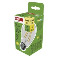 LED žárovka Filament A60 E27 7,5 W (75 W) 1055 lm teplá bílá stmívatelná ZF5D52D