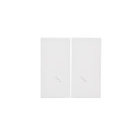 Kryt 2 násobný pro přístroje spínačů a tlačítek bílá matná   TKW6/2/111