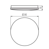 Přisazené svítidlo LED ENELO 10W NW KANLUX 39740