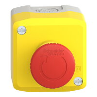 Schneider XALK1781H29 Ovládač nouzového zastavení s aretací ve skříni