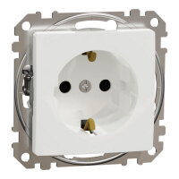 Sedna D/E Zásuvka 230V 16A Schuko, Bílá SCHNEIDER SDD111022