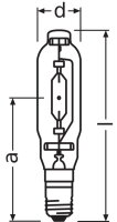 Metalhalogenivová výbojka LEDVANCE POWERSTAR HQI-T 10002000 W 1000 W/D