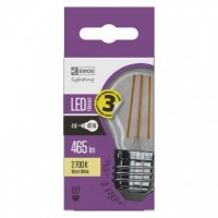 LED žárovka Filament 4W(40W) 465lm E27 WW mini globe Emos teplá bílá