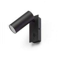 TAPIO I SQ nástěnná černá 230V LED 4.5W 3000K RENDL R13423
