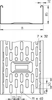 OBO 6086675 Kabelový žlab DKS DKS 850 FT