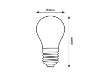 Světelný zdroj Filament Smart,E27 A60, 4W, 300lm, H10,5 RABALUX 1987