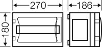 Jističová skříň ENYSTAR 12 modulových jednotek HENSEL FP 1106