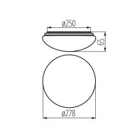 CORSO LED V2 12-NW-SE Přisazené svítid KANLUX 31223