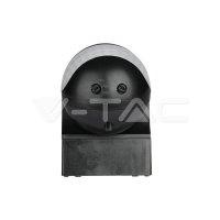 PIR Wall Sensor With Moving Head Black,