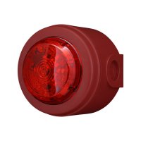 SOL/RL/R/D SOLISTA Maják Solista hluboká základna červený kryt červený maják